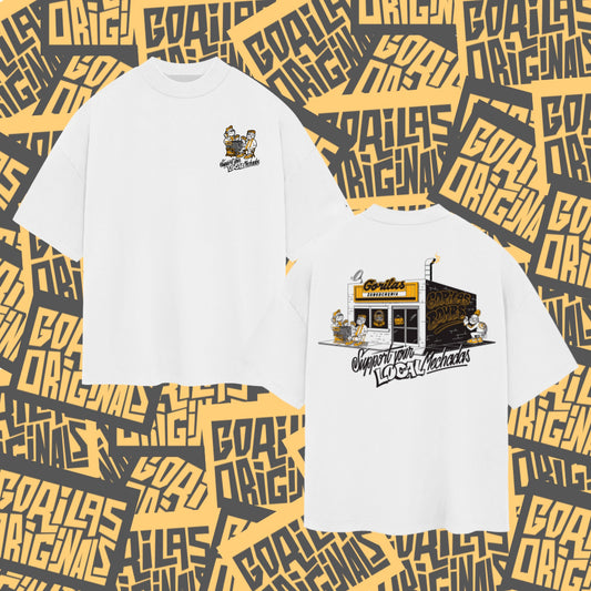 Polera Blanca "Support"